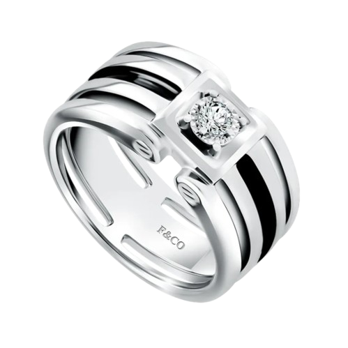 Simbol Keberuntungan Cincin Pria Frank & co.