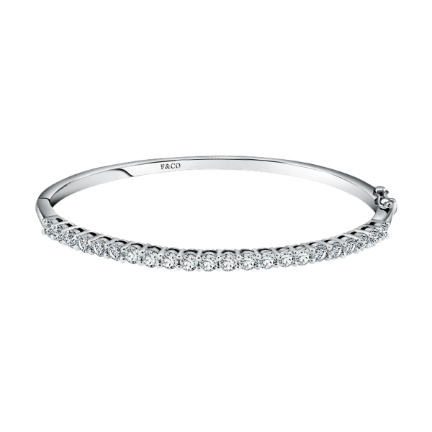 Pesona Gelang Emas Putih dengan Berlian Frank & co. untuk Hari Pernikahan