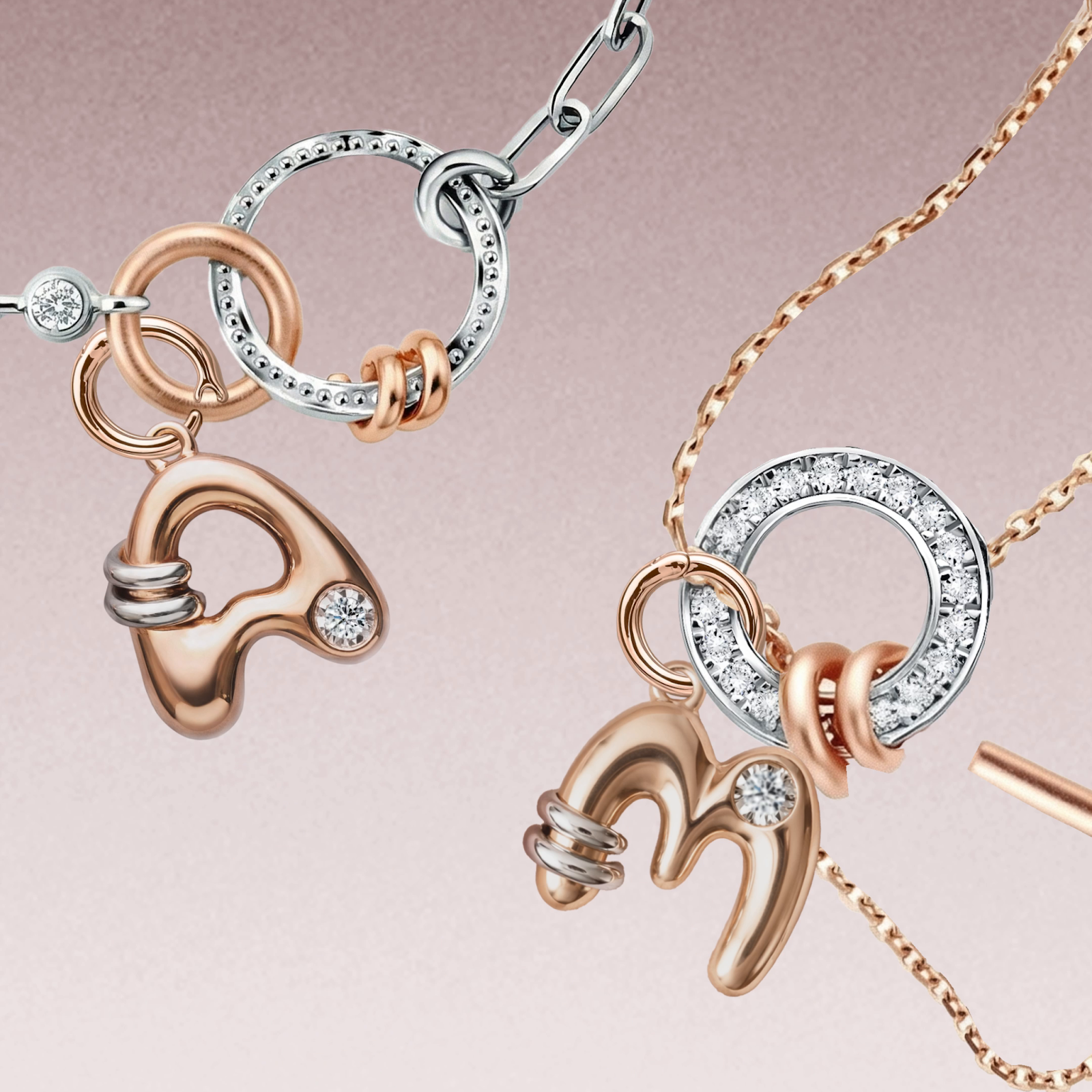 Kalung dengan Liontin Inisial Nama Anda Minimalis dengan Tampilan Elegan