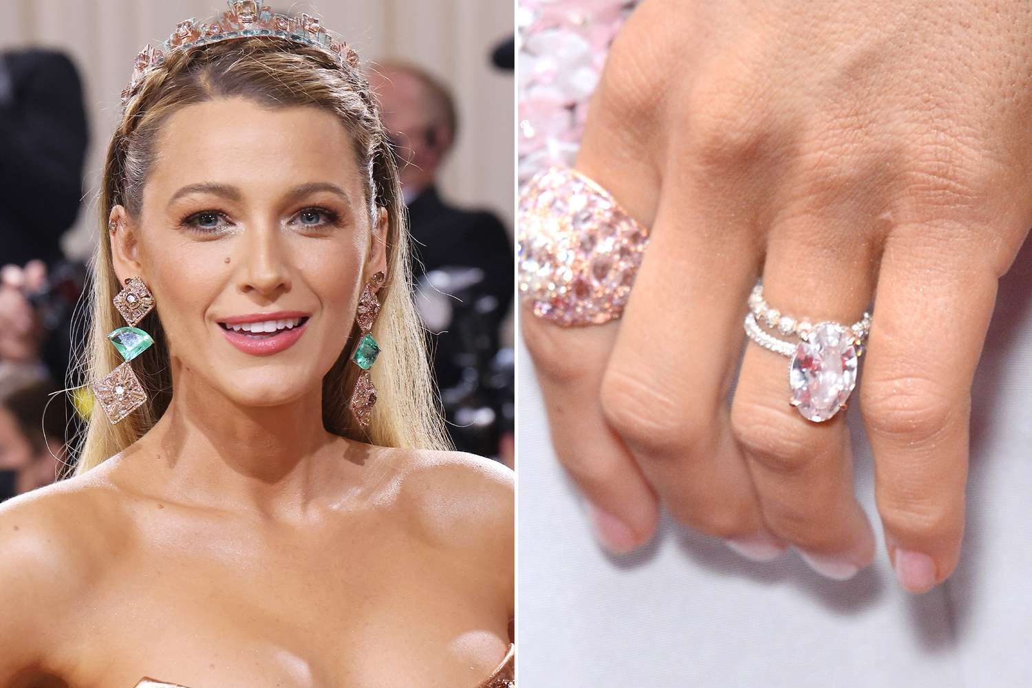 Diamond Wedding Ring Favorit Inspirasi dari Blake Lively Desain Gaya Modern