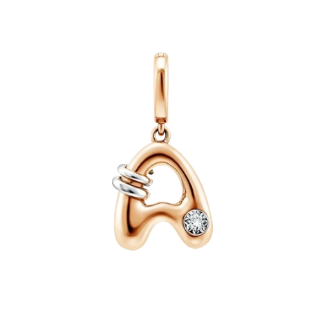 Koleksi Liontin Nama Frank & co. dengan Pesona Initial Charm Diamond