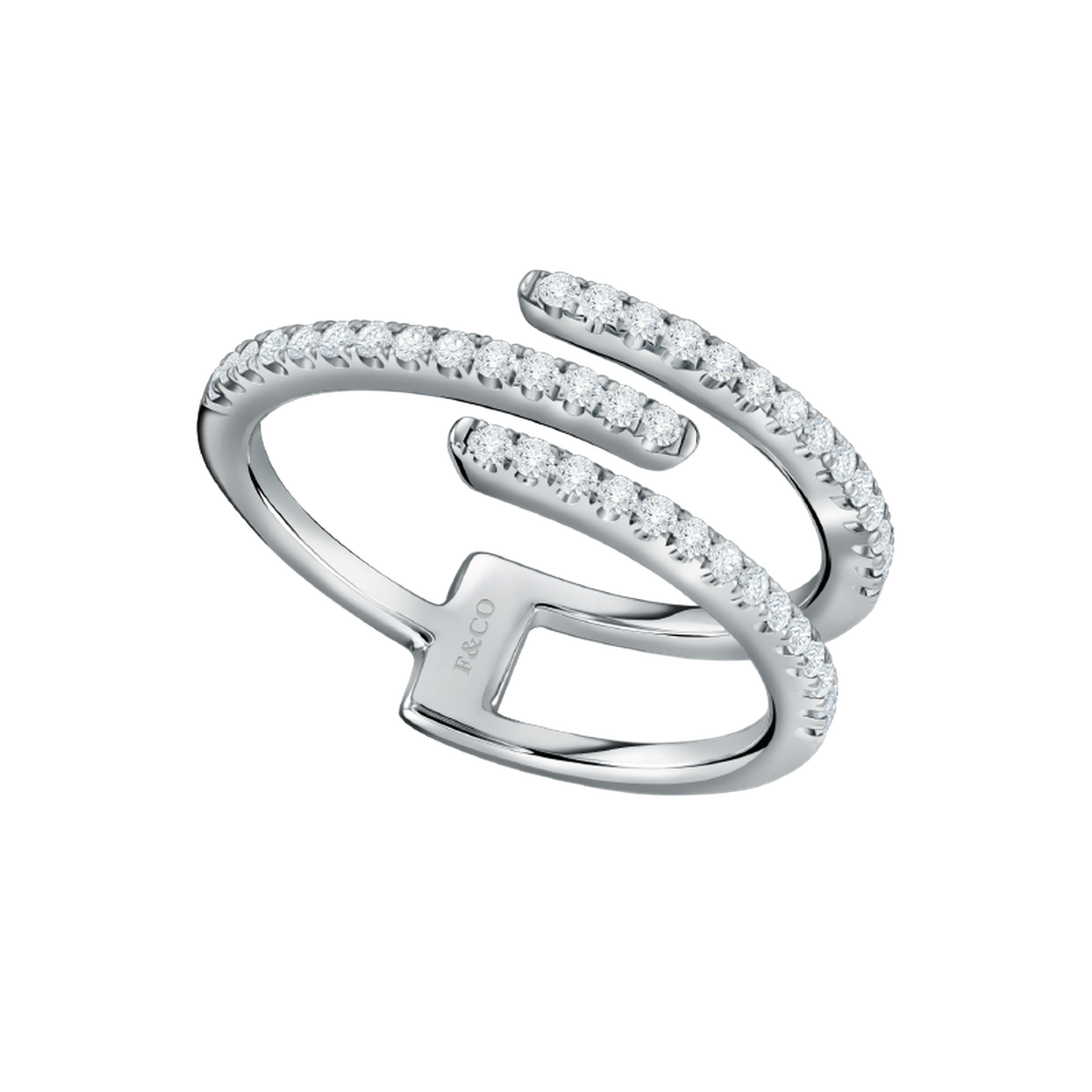 Cincin Wanita Berlian Flare Glisten dengan Kilau Memikat dan Elegan