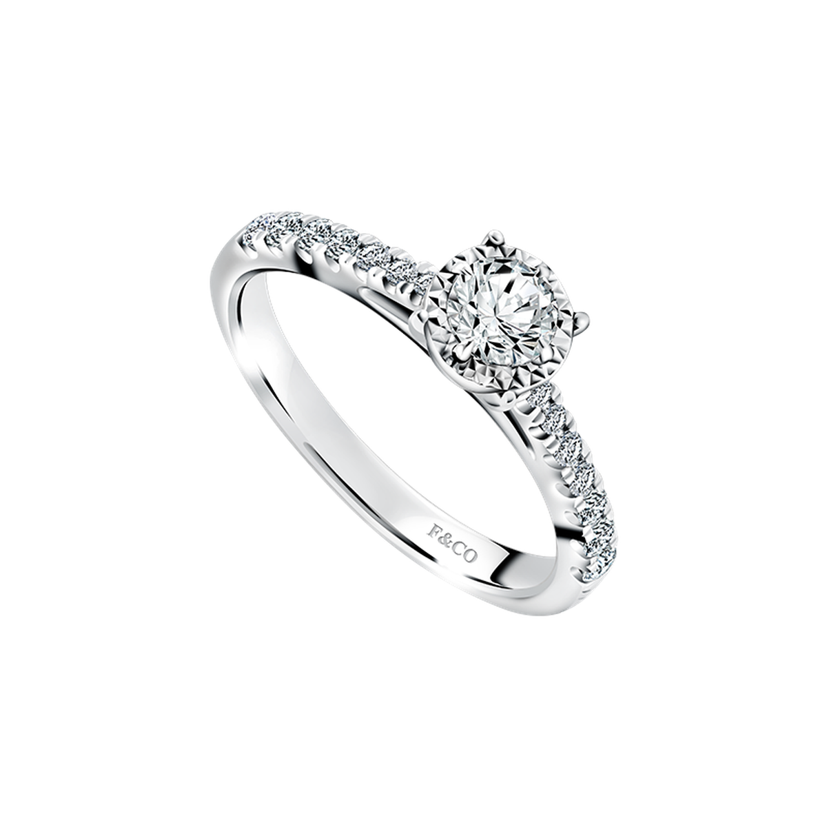 Kilauan Abadi Cinta dalam Cincin Berlian Wanita Timeless