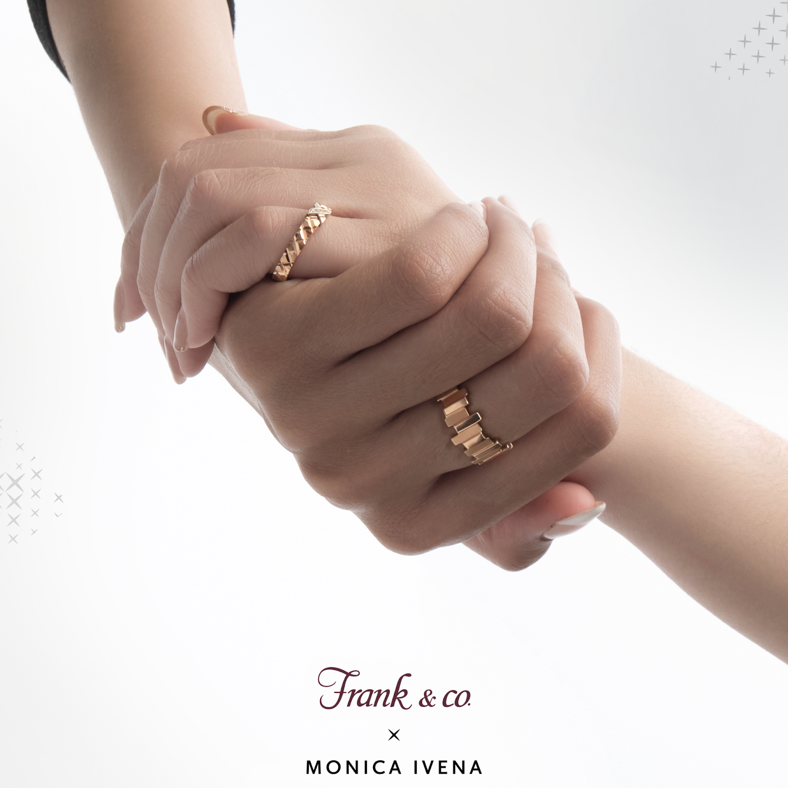 Cincin Nikah Couple Terbaik dari Koleksi Frank & co. x Monica Ivena
