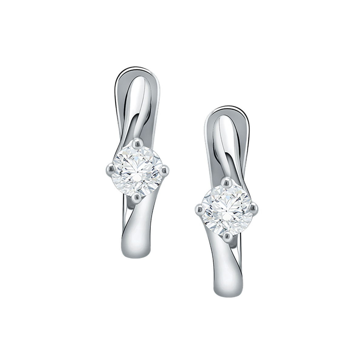 Frank & co. Benita Clip Earrings Dengan Sentuhan Berlian Berkilau