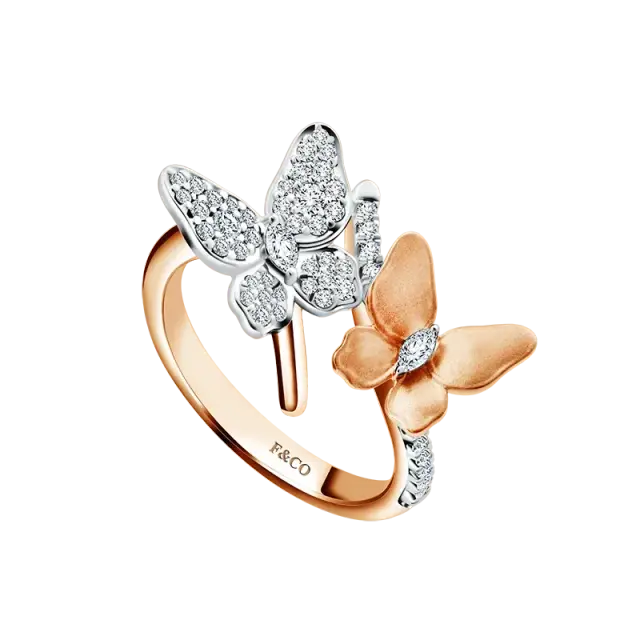 Model Cincin Terbaru Bernuansa Kupu-Kupu dari Frank & co. yang Feminin dan Anggun