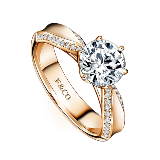 Pilihan Cincin Berlian Alami Frank Fire