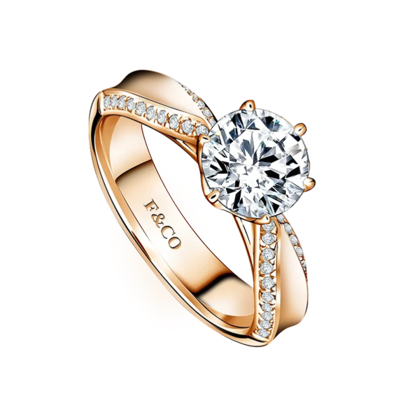 Pesona Cincin Solitaire Berlian Alami Frank Fire