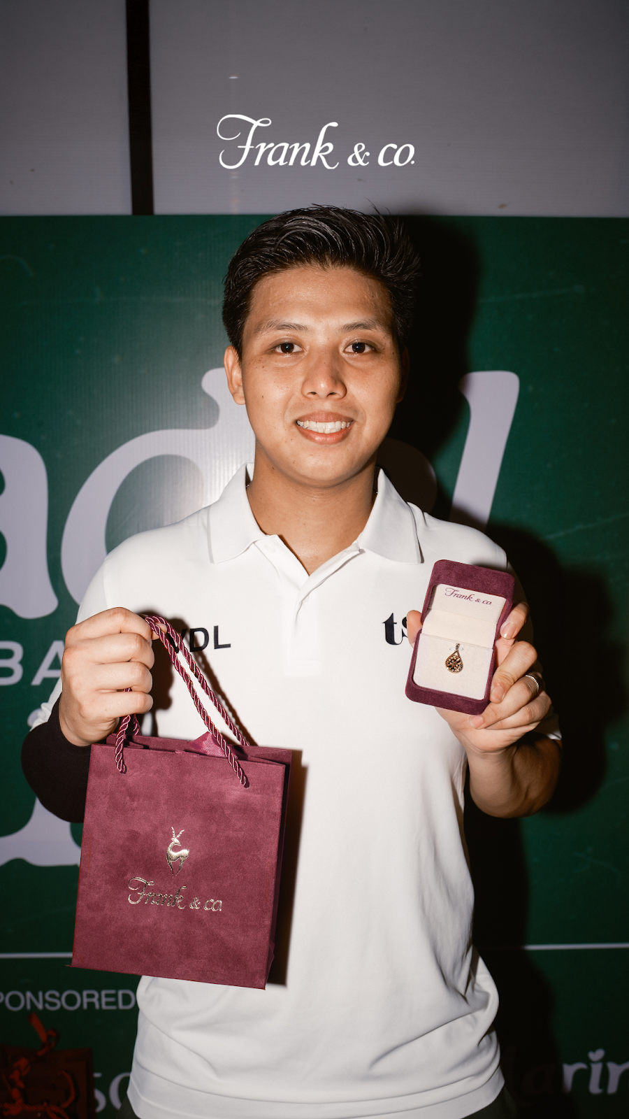 Valentinus Adyasmaka dengan My Padie Buddie Jewelry dari Frank & co.