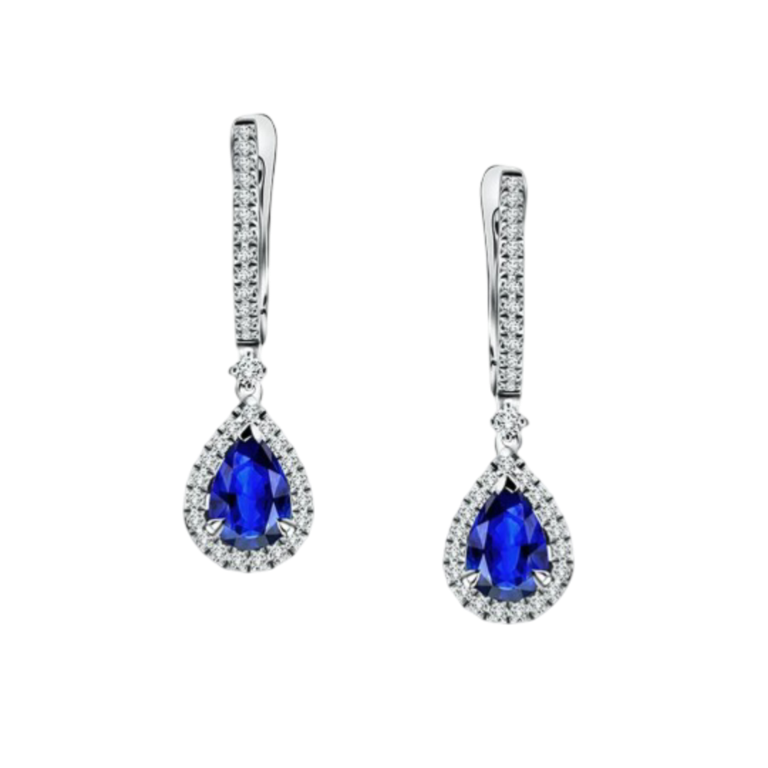 Anting Berlian dengan Precious Stone Frank & co.