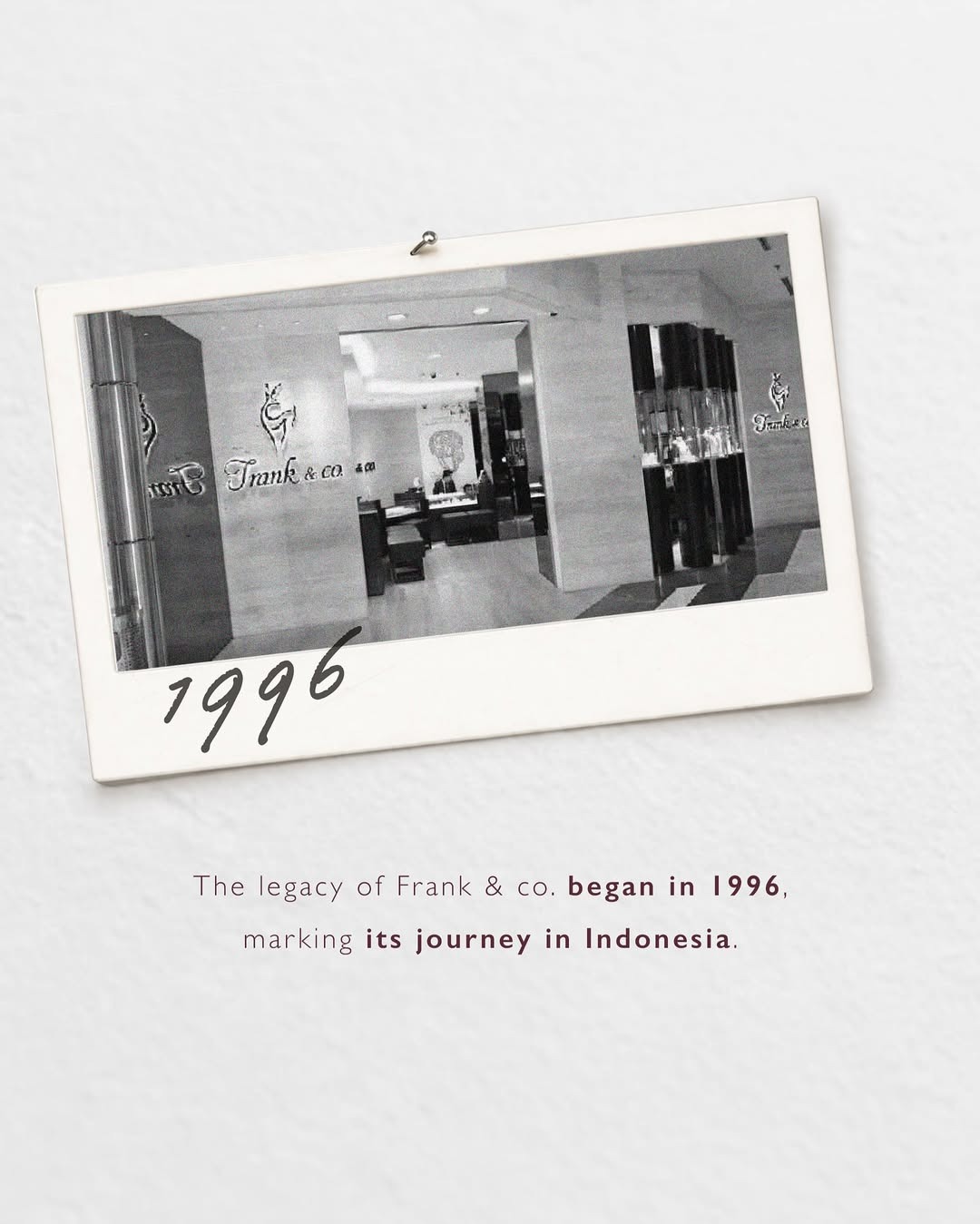 Jewellery Store Pertama Frank & co. di Tahun 1996
