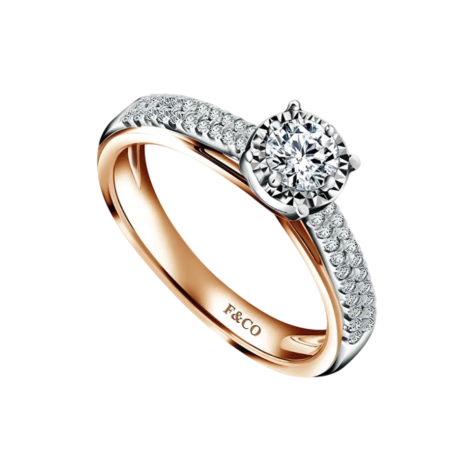 Pilih Cincin Frank Fire dengan Berlian GIA sebagai Cincin Pernikahan