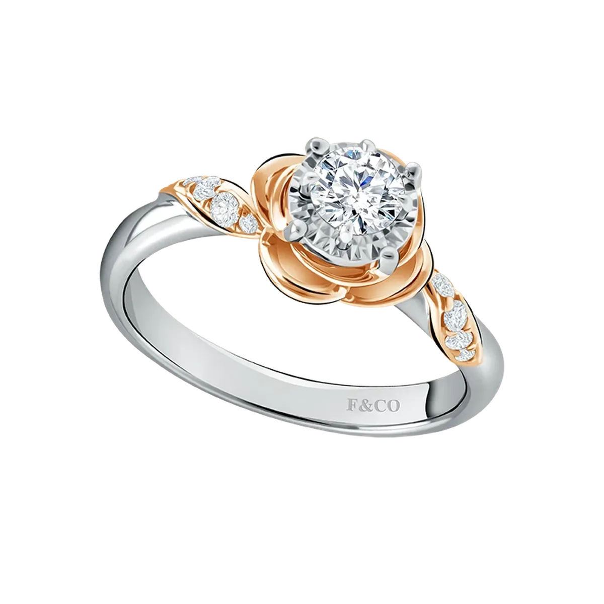 Abadikan Keanggunan Cinta yang Terus Bersemi dalam Balutan Desain Feminin Frank Fire Peony Ladies Ring