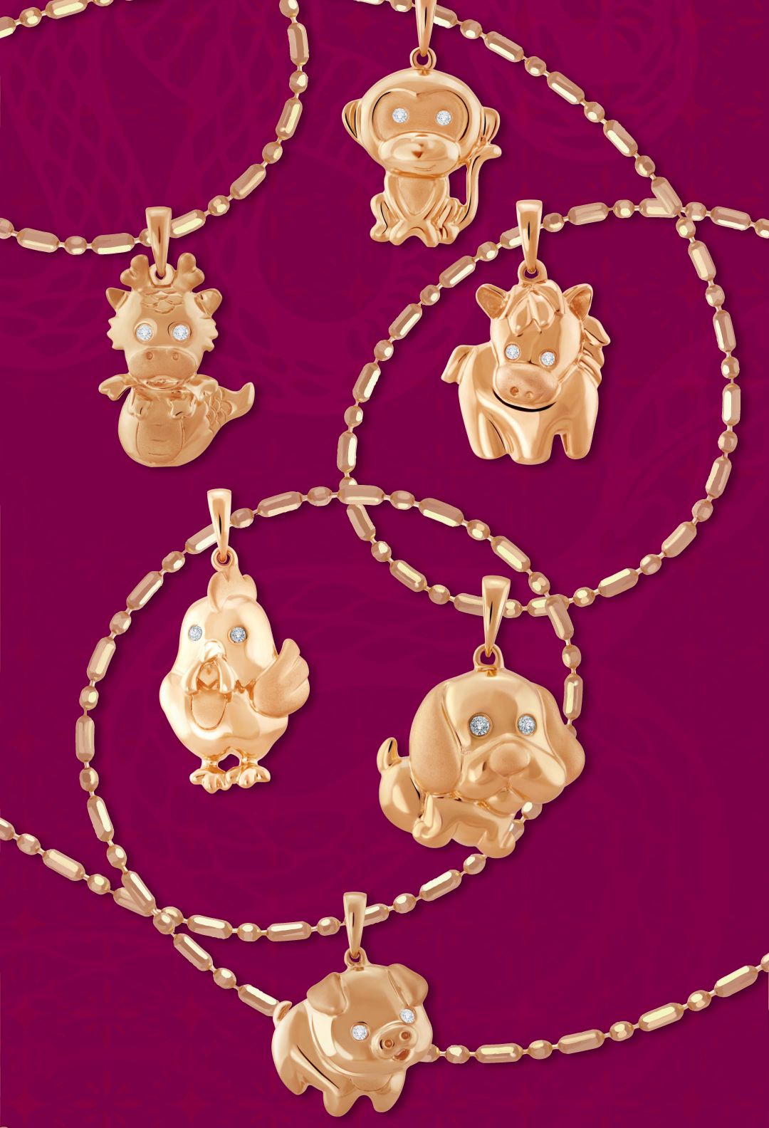 Liontin Berlian 12 Shio yang Melambangkan Keberuntungan Masing-Masing