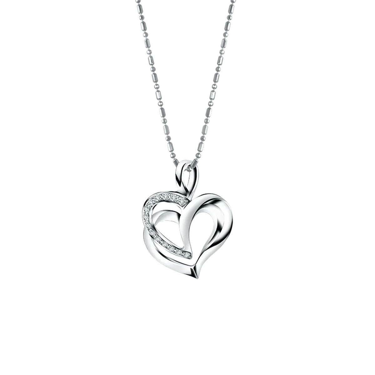 Perhiasan Diamond Necklace Pendant Elegan untuk Hadiah Valentine yang Romantis