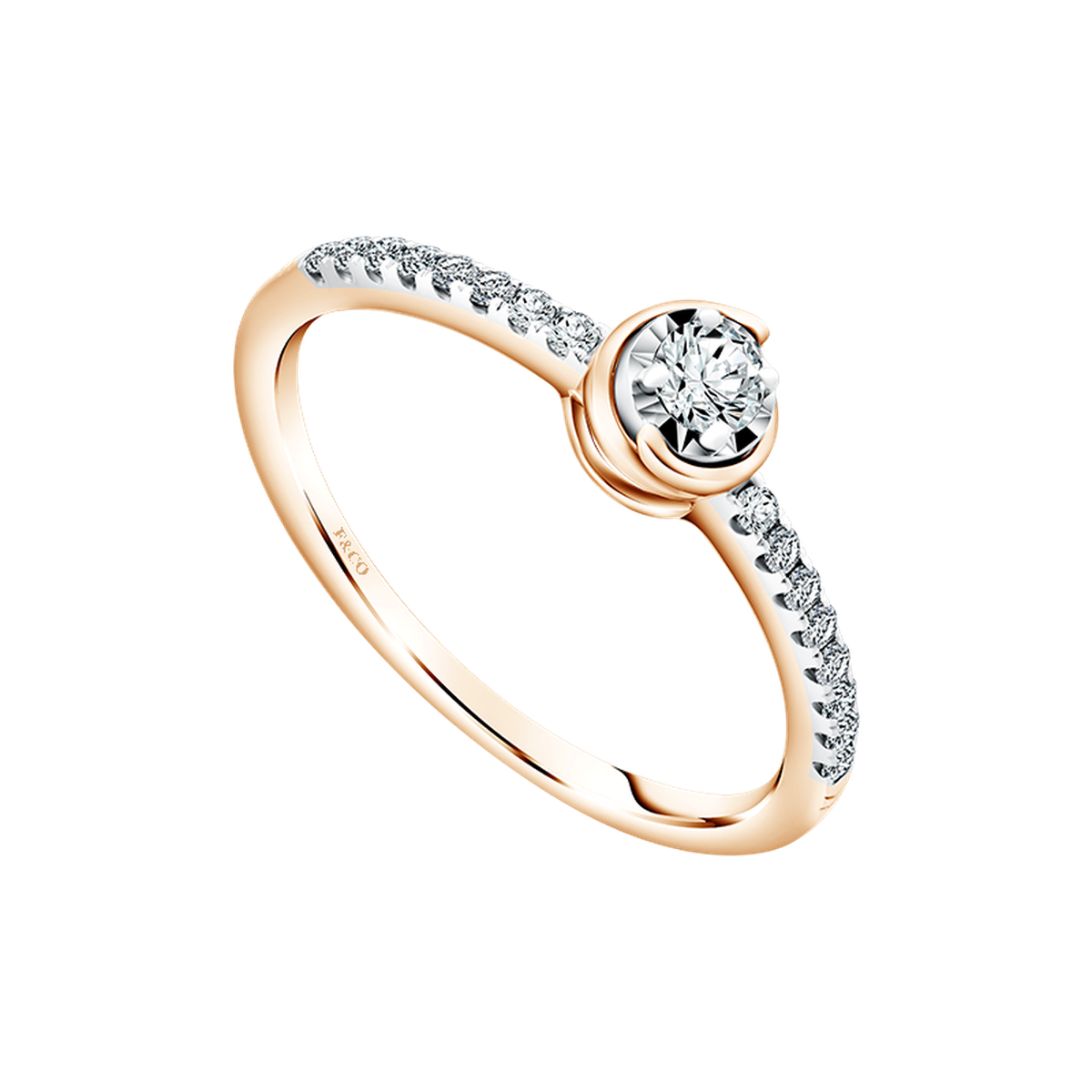 Cincin Berlian Wanita Frank & co. See The Light yang Menawan