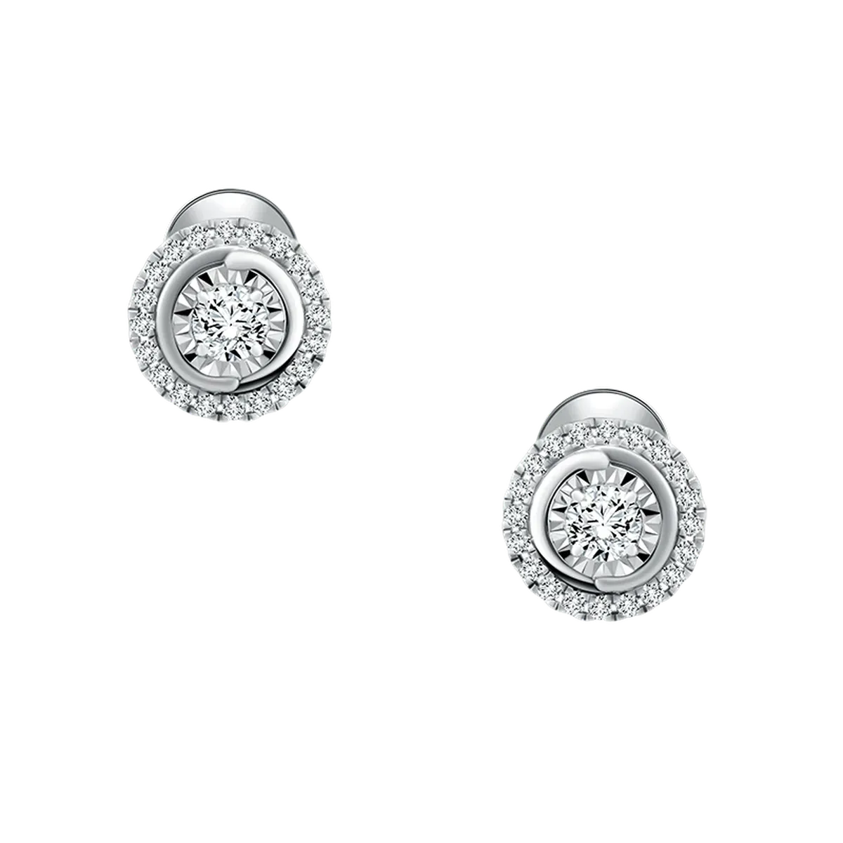 Frank & co. See The Light Fine Light Spark Halo Earrings