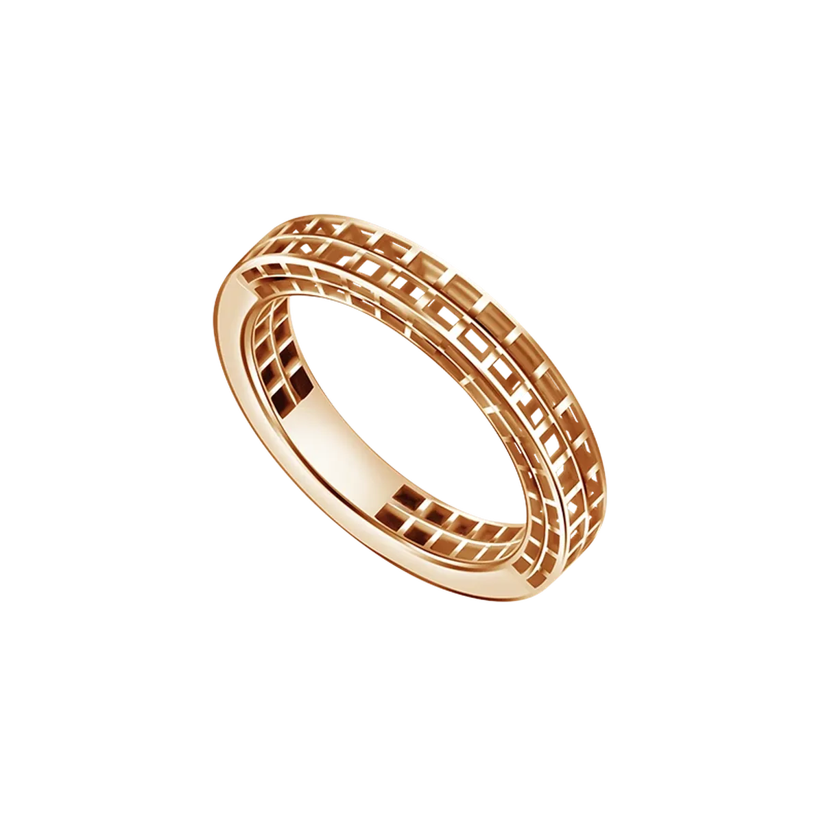 Frank & co. Frank Gold Geometric Round Shape Ladies Ring