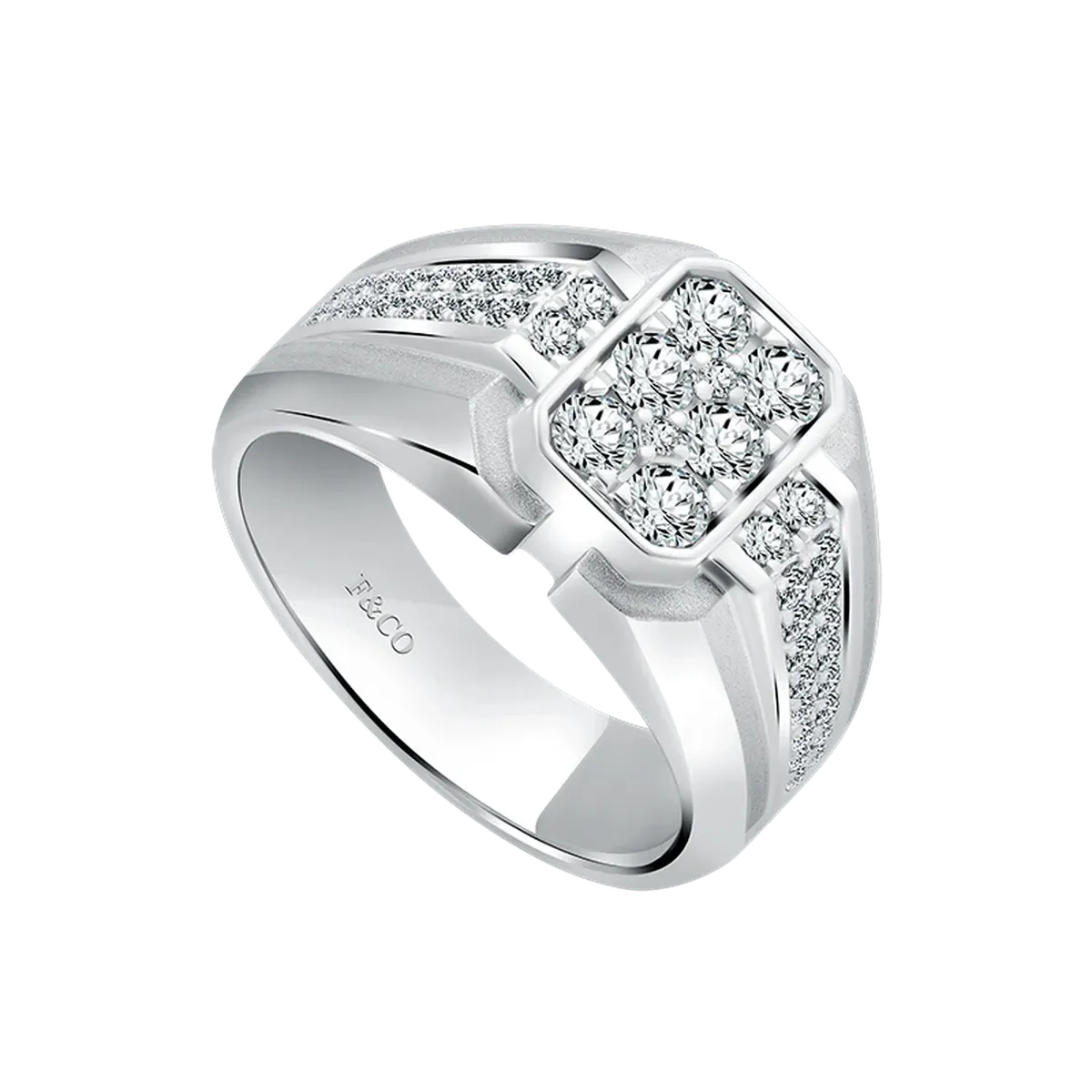 Tampil Bold dengan Cincin Pria Berhias Berlian Frank & co. 