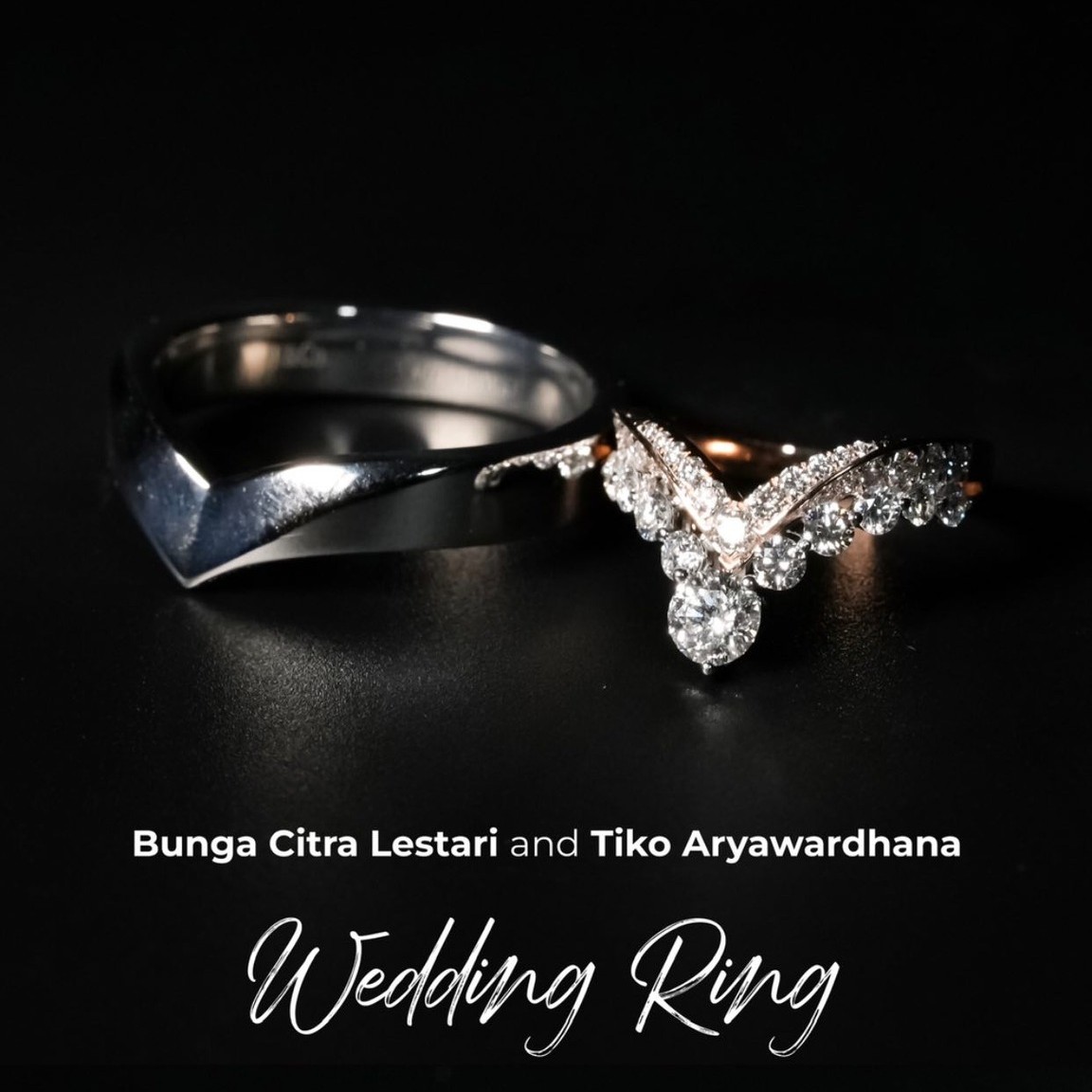 Detail dan Kilau Berlian Cantik Pada Cincin Custom Frank & co.