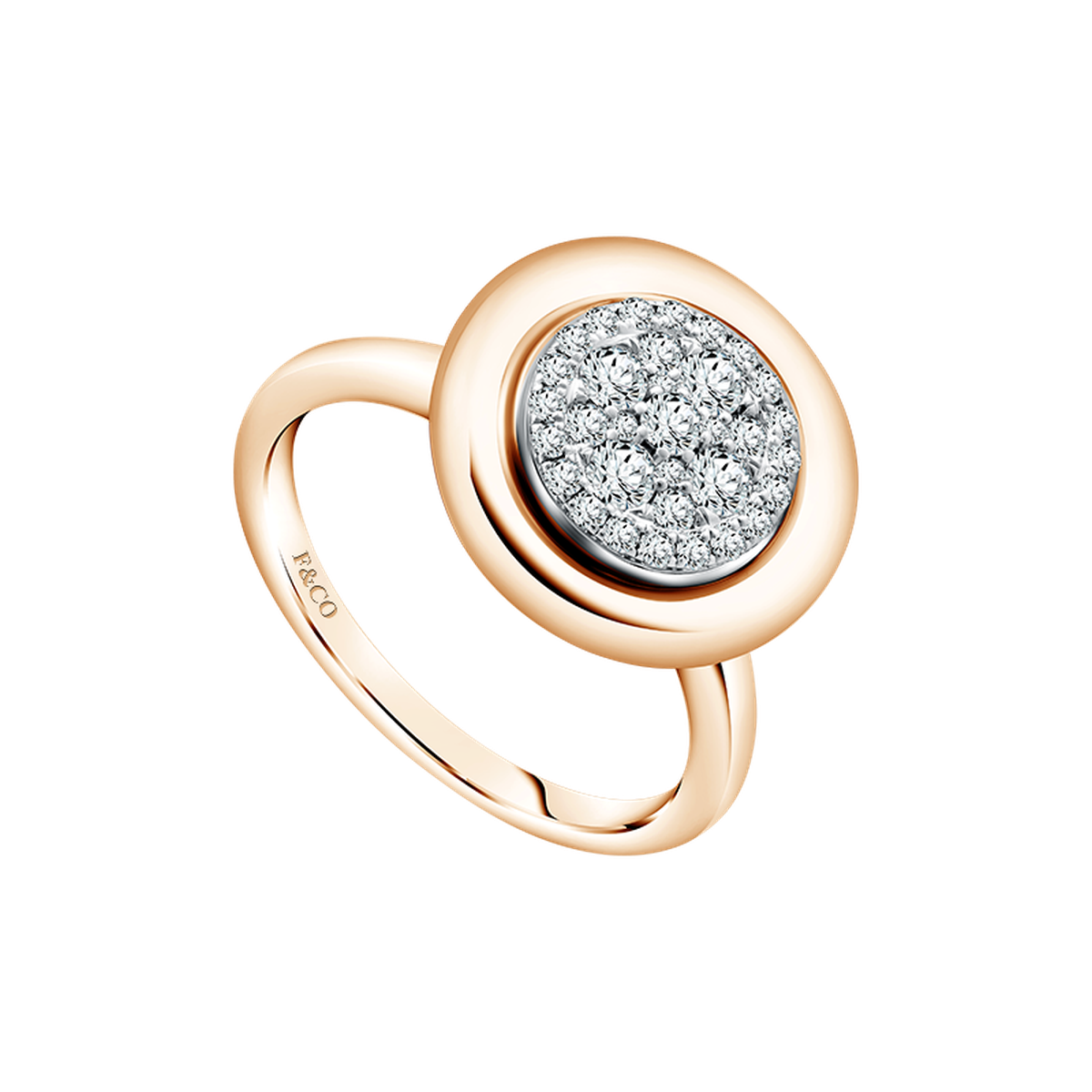 Cincin Berlian Wanita Simple Frank & co. See The Light yang Elegan