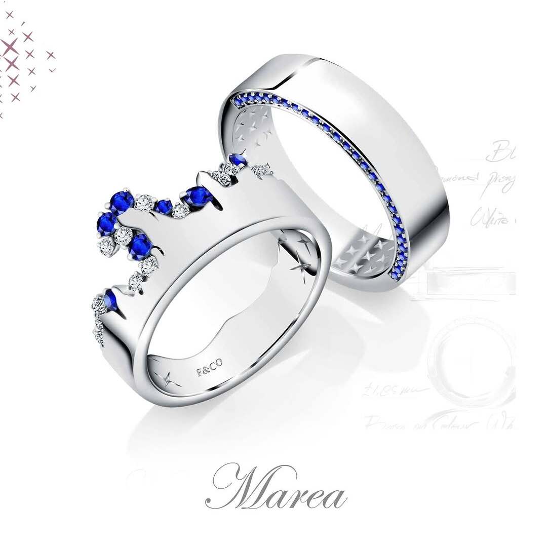 Love Poetry Collection Frank & co. x Monica Ivena, Marea Couple Ring