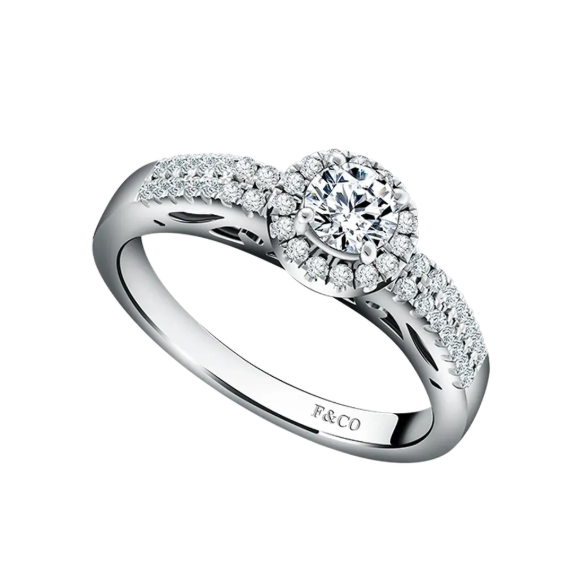 Frank & co. Hadirkan Diamond Rings sebagai Cincin Tunangan dengan Desain Halo