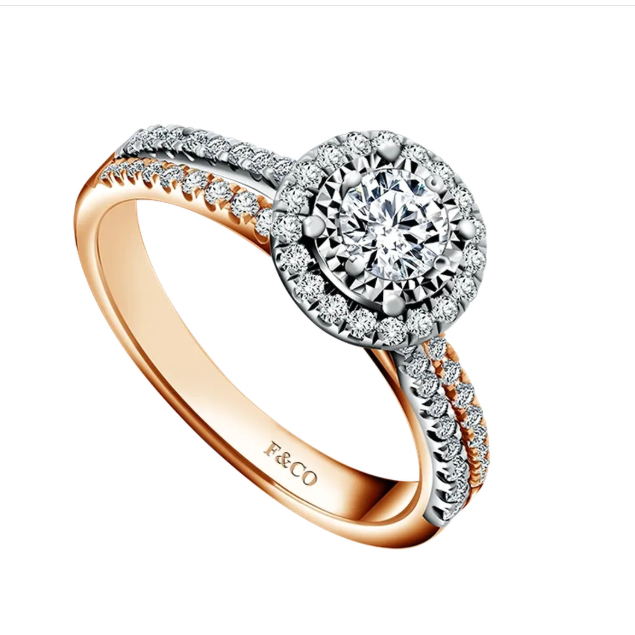 Cincin Berlian sebagai Inspirasi Cincin Nikah dari Koleksi Frank & co. Frank Fire