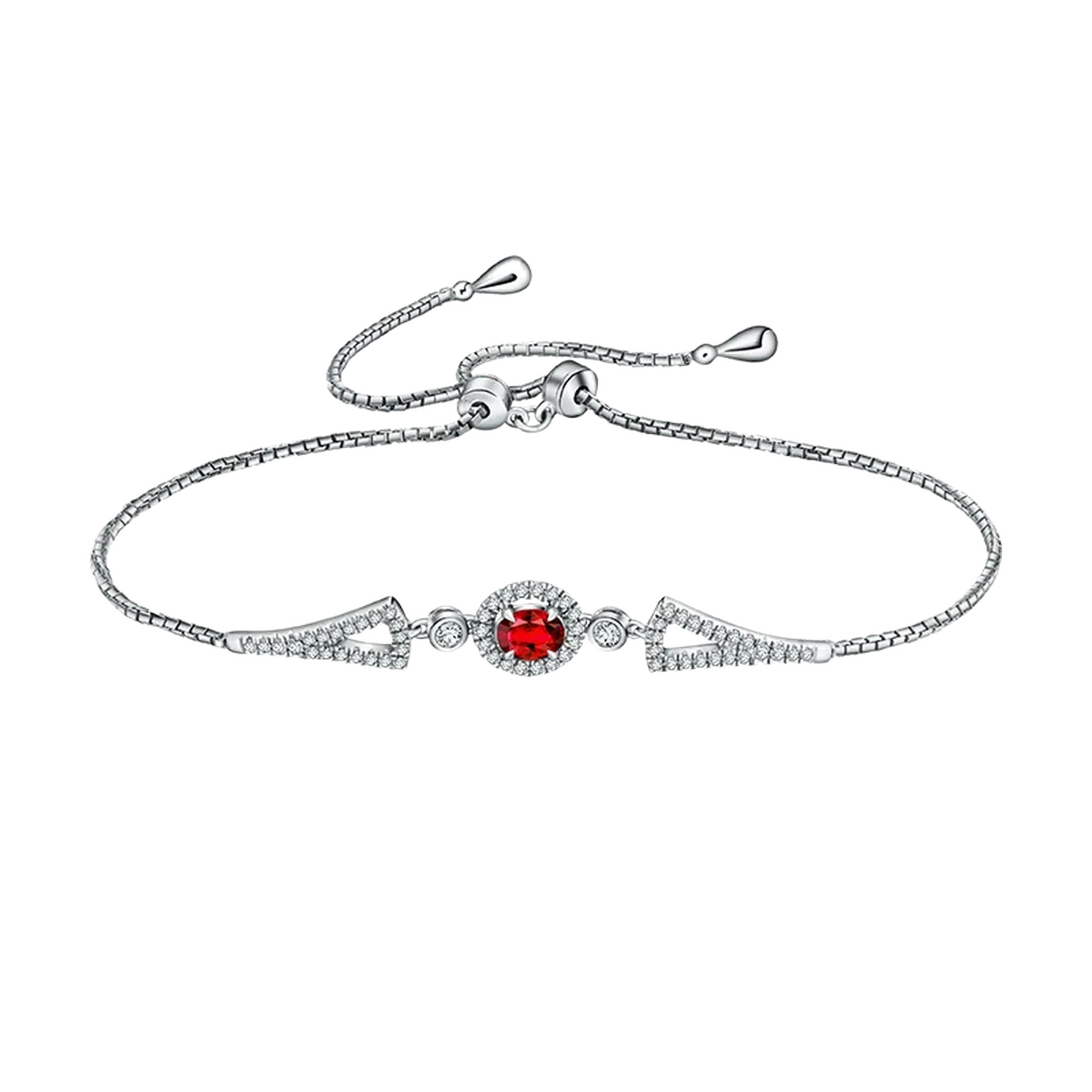 Precious Stone Chain Bracelet