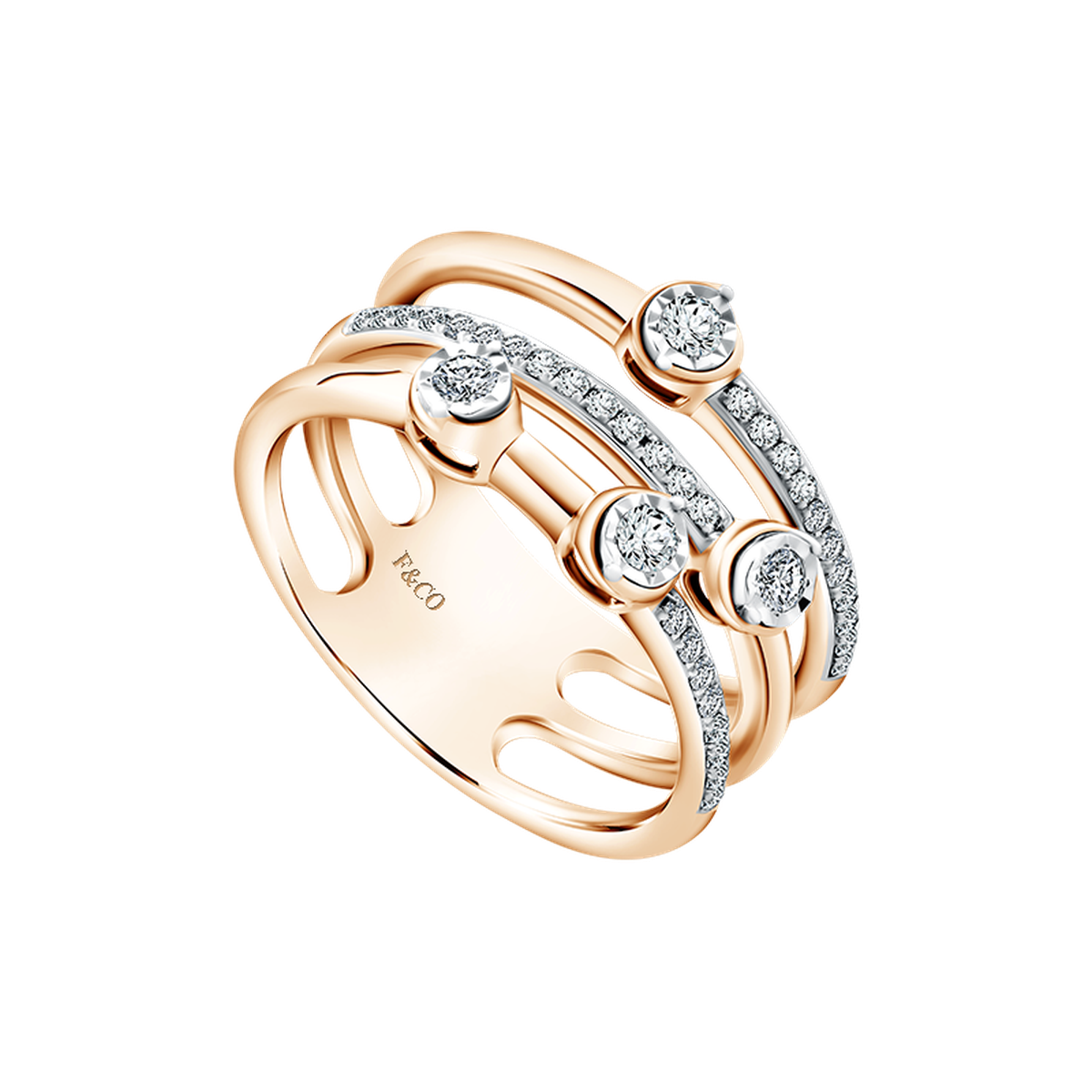 See The Light Bold Light Dawnrise Ladies Ring