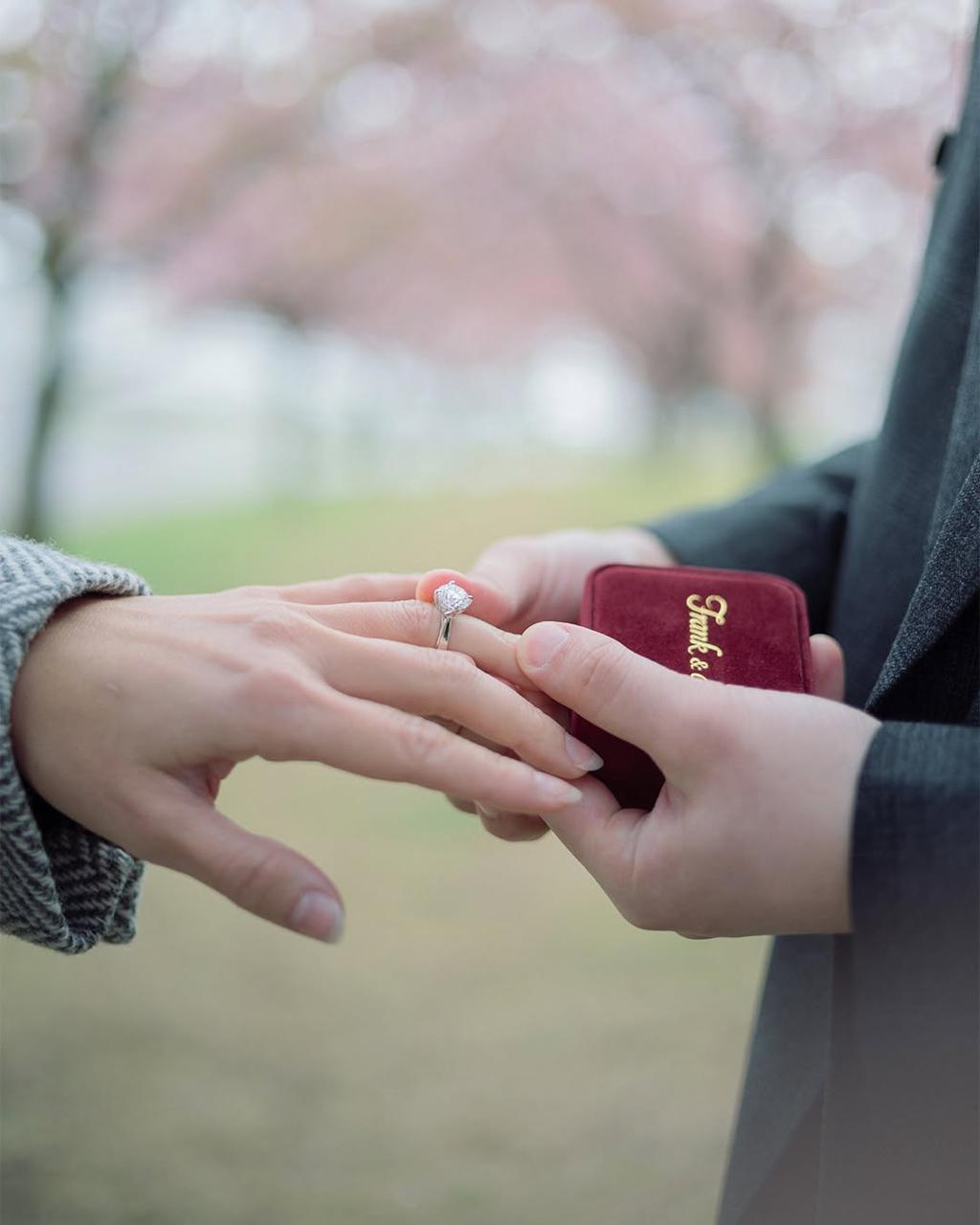 Frank & co. menjadi Pilihan Engagement Ring Maxime Bouttier untuk Melamar Luna Maya