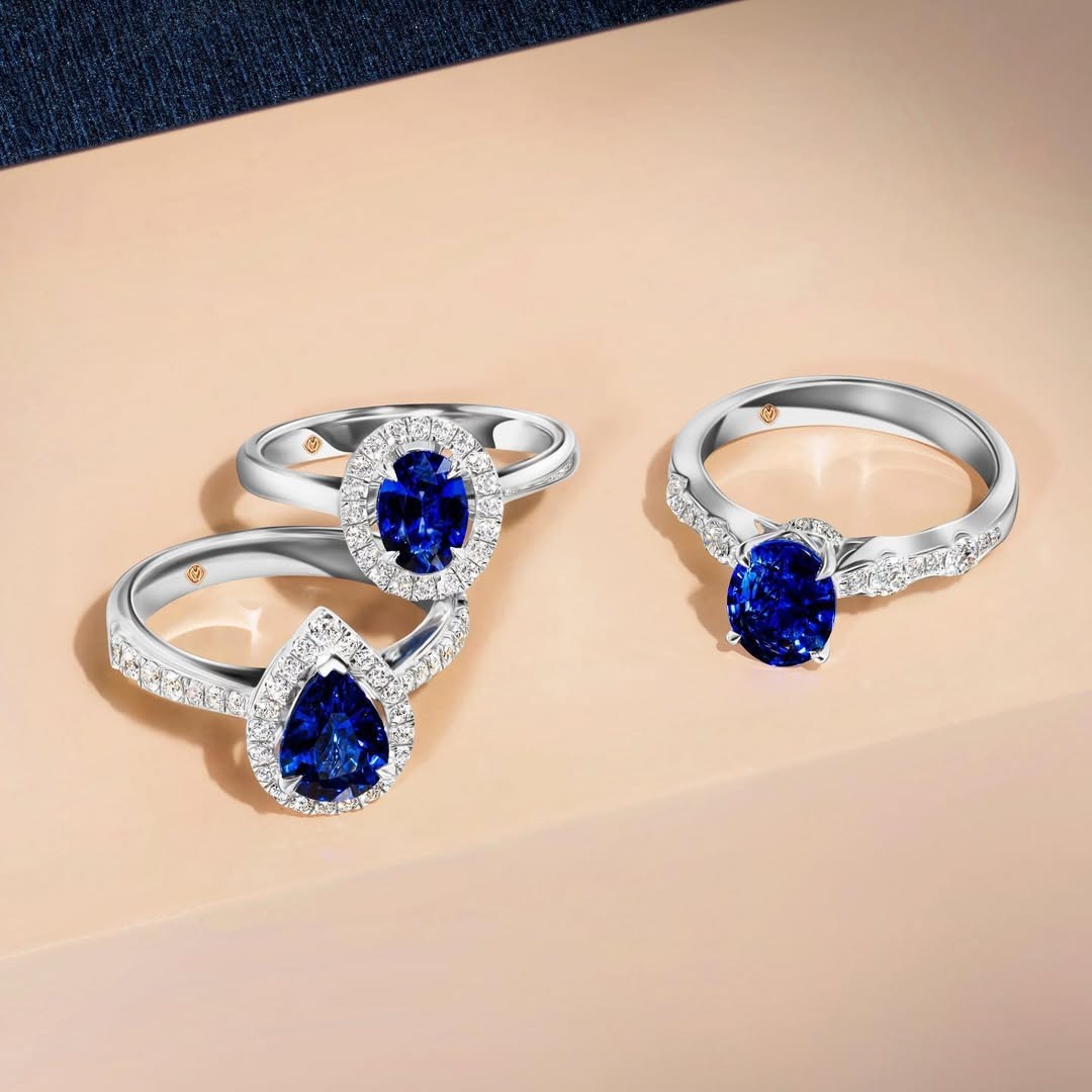 Kemewahan Precious Stone Rings Blue Sapphire yang Ada di Butik MONDIAL
