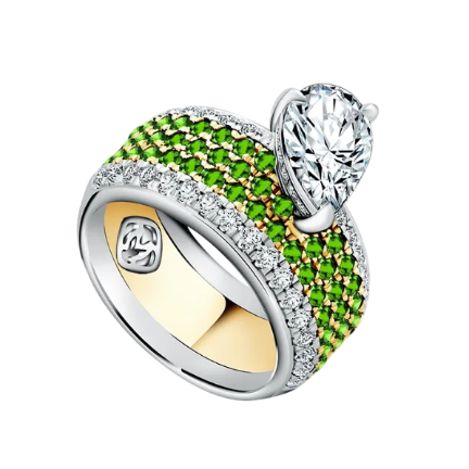 Pesona Cincin Wanita dengan Pear Shape Diamond dari MONDIAL