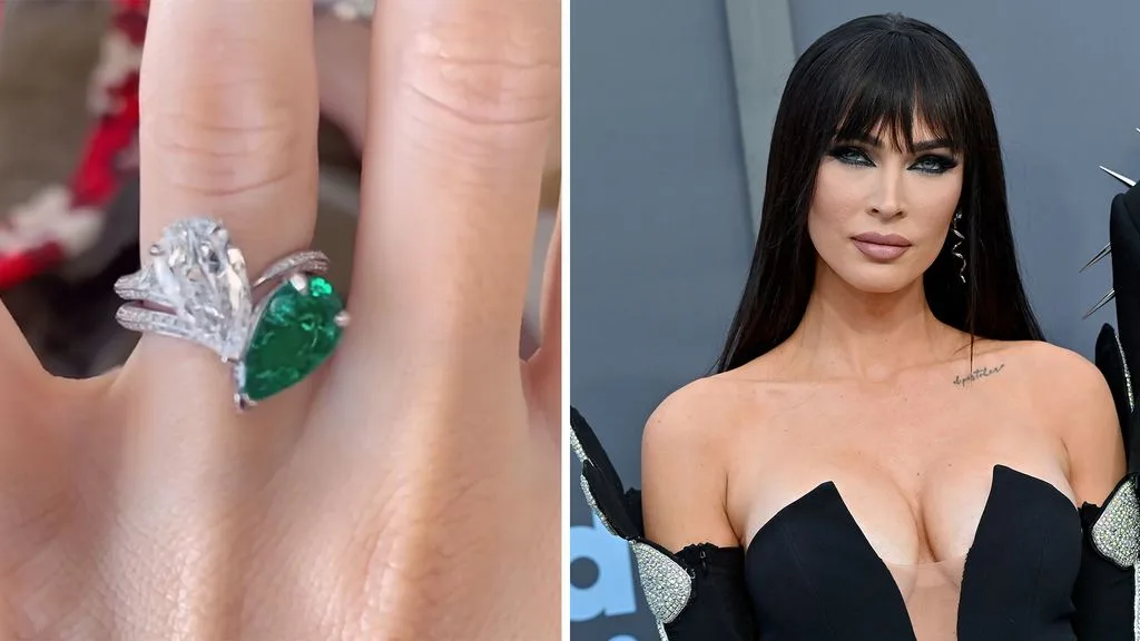 Cincin Toi et Moi Elegan Dua Batu Permata Khas Megan Fox