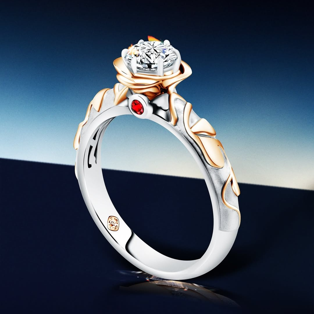 Kemewahan Cincin Berlian Wanita Brilliant Rose yang Ada di Butik MONDIAL