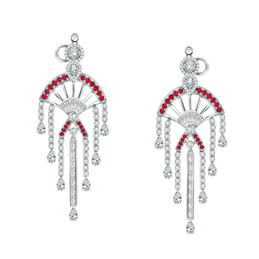 Pesona Peramta Ruby pada Earrings MONDIAL