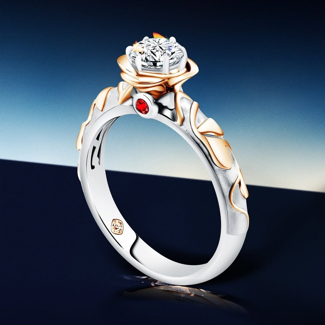 Pesona Cincin Tunangan dari MONDIAL Brilliant Rose