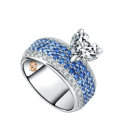 KemewahanCincinWanita Heart Shape Diamond I Said MONDIAL