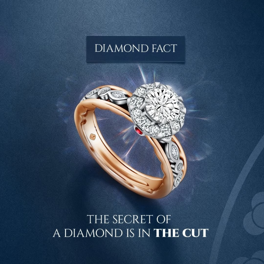 Modifed Cut Diamond Rings Brilliant Rose With Extra 8 Facets