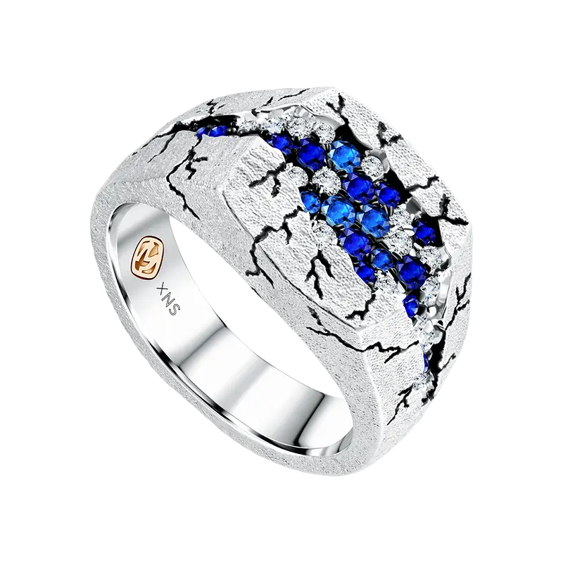 Cincin Pria Terbaru MONDIAL Precious Fire dengan Desain Elemen Energi Fire