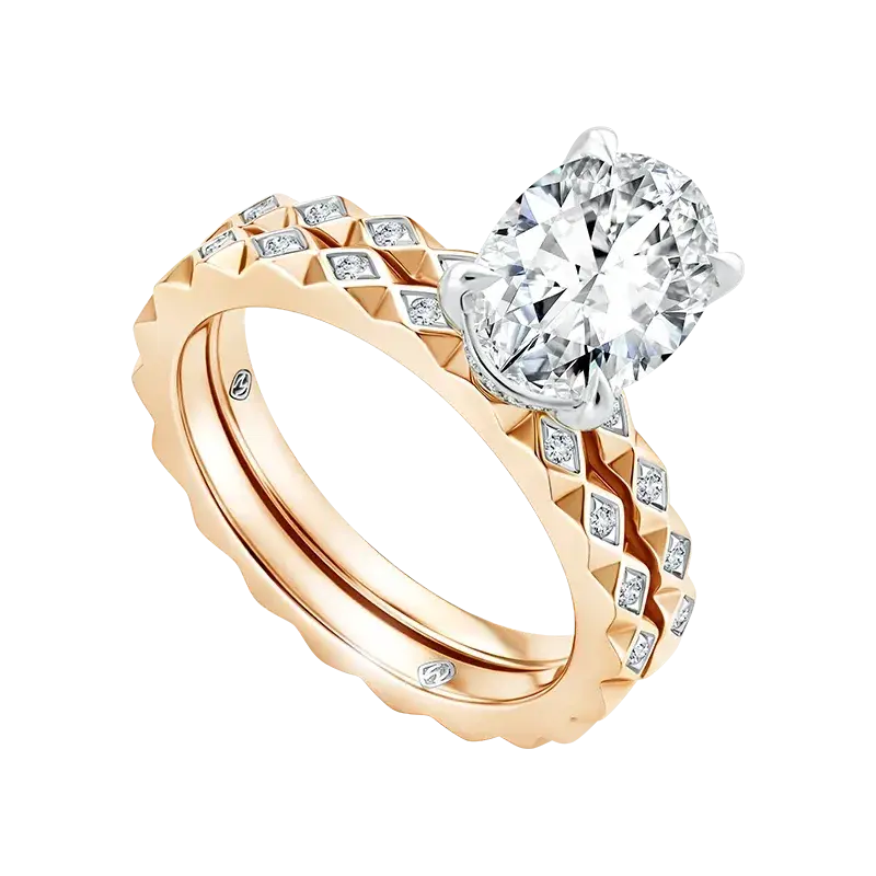 Deretan Model Cincin Lamaran MONDIAL Oval Cut untuk Momen Penuh Makna