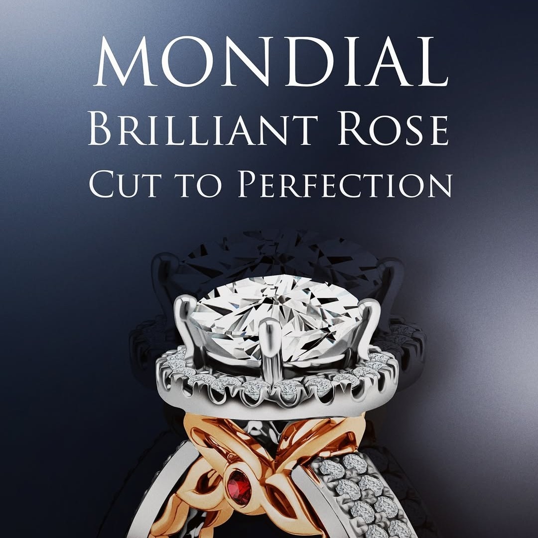 Cincin dengan Branded Diamond Brilliant Rose dari House of Brands MONDIAL
