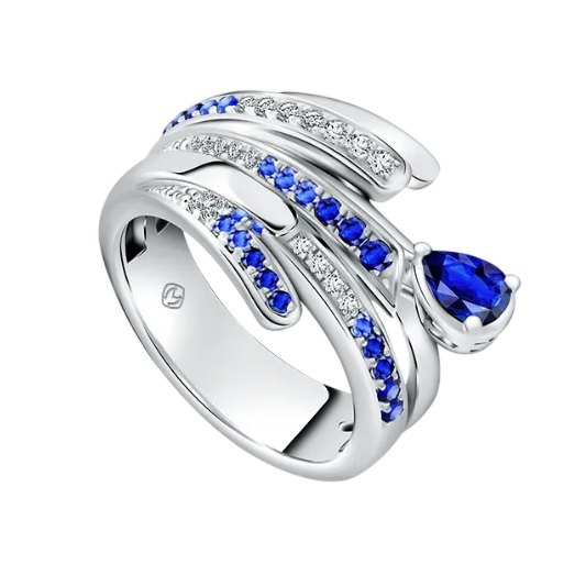 Pesona Cincin Blue Sapphire dari MONDIAL untuk Valentine
