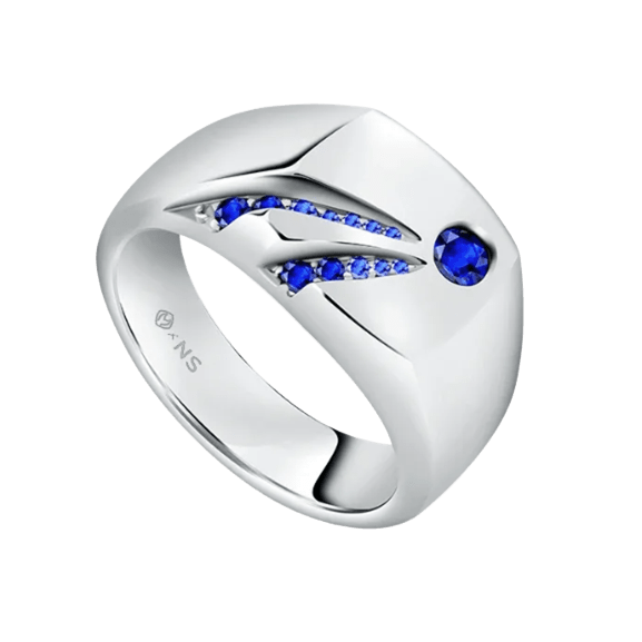 Pesona Model Cincin Pria Blue Sapphire dari MONDIAL Precious Fire