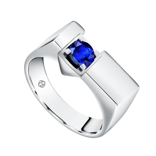 Pesona Model Cincin Pria Blue Sapphire yang Ada di Butik MONDIAL