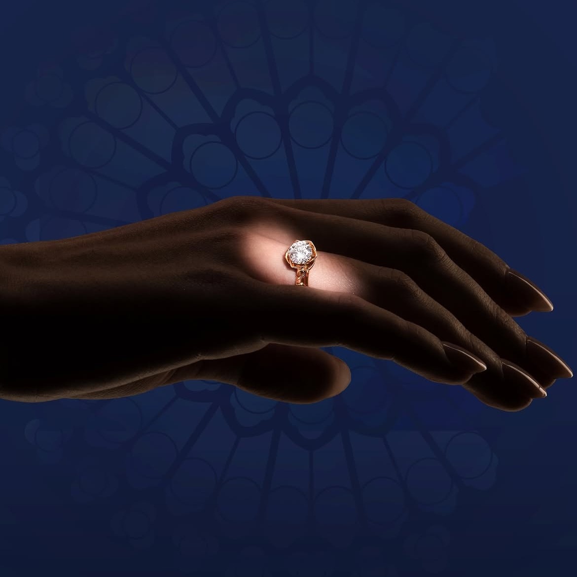Cincin Tunangan MONDIAL dengan Ukuran Cincin Wanita yang Presisi