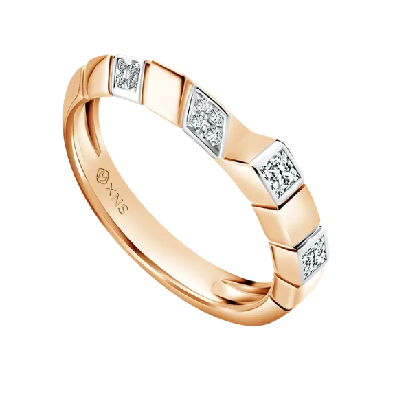 Cincin Berlian Wanita Koleksi Arc MONDIAL