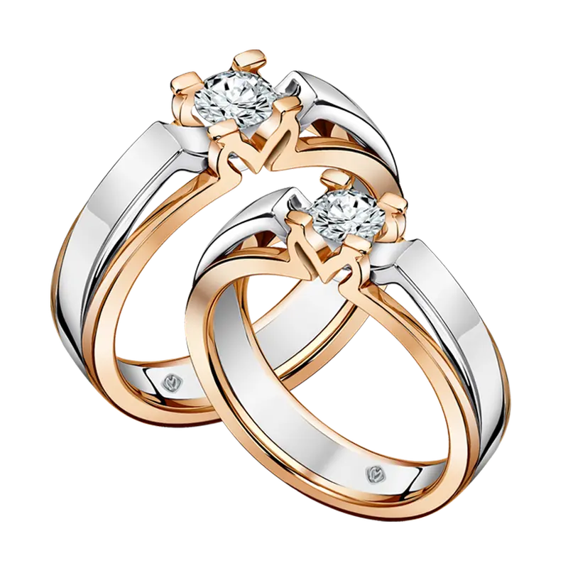 Desain Wedding Ring MONDIAL untuk Pasangan