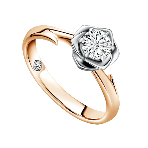 Cincin Tunangan Dari MONDIAL dengan Berlian Brilliant Rose