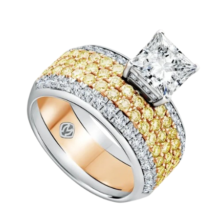 Bentuk Berlian Princess Cut sebaga Cincin Tunangan Pilihan